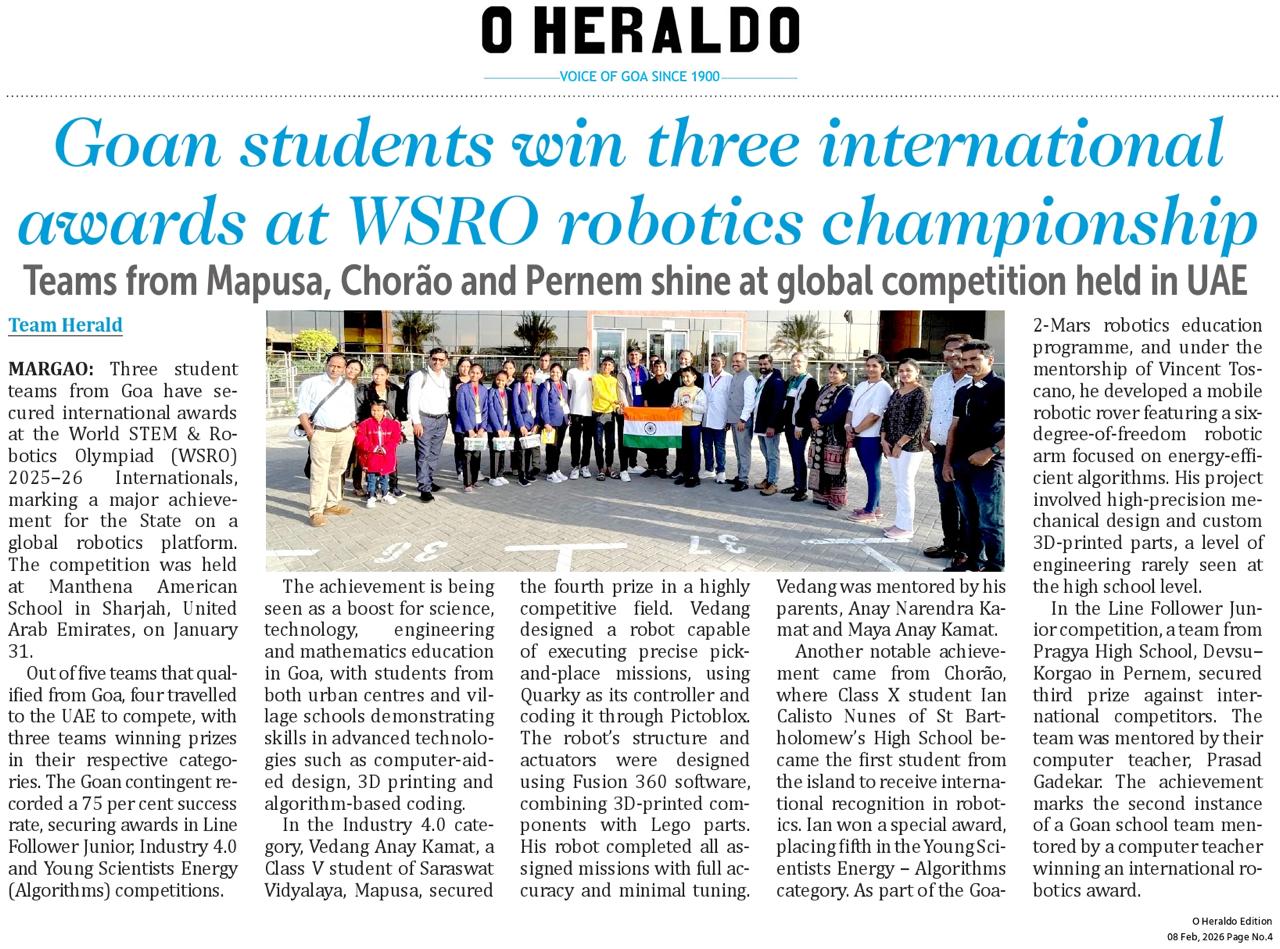 WSRO 2025 Internationals Herald clipping